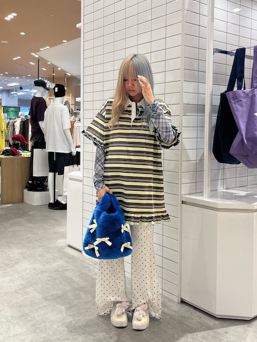 HELLO.SANFRANCISCO/ハローサンフランシスコ】ロゴ刺繍ラガー