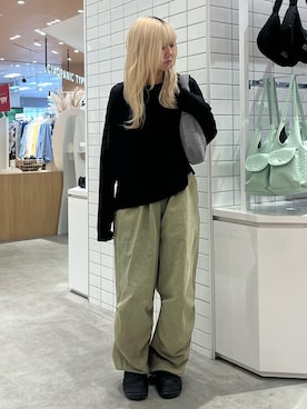 「etsinta（エシンタ）のアイテム」を使った、きょんさん（レディース・161cm）の春コーディネート