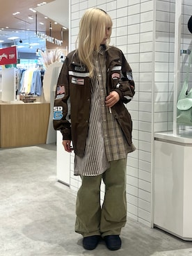 「etsinta（エシンタ）のアイテム」を使った、きょんさん（レディース・161cm）の春コーディネート