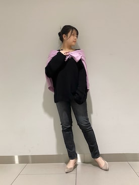 「ヤヌーク」｜nana.さん（レディース・158cm）の冬コーディネート