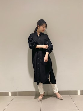 「TICCA（ティッカ）のアイテム（ワンピース/ドレス）」を使った、nana.さん（レディース・158cm）の春コーディネート