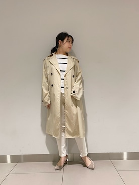 「TICCA（ティッカ）のアイテム（その他アウター）」を使った、nana.さん（レディース・158cm）の春コーディネート