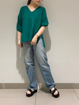 「ヤヌーク」｜nana.さん（レディース・158cm）の春コーディネート