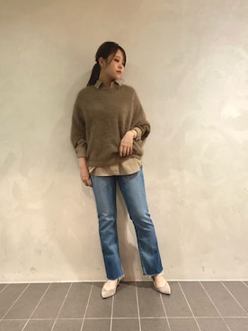 「ヤヌーク」｜nana.さん（レディース・159cm）の秋コーディネート