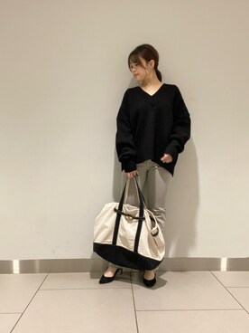 「ヤヌーク」｜nana.さん（レディース・159cm）の冬コーディネート