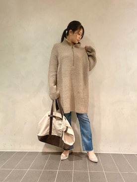 「ヤヌーク」｜nana.さん（レディース・159cm）の冬コーディネート