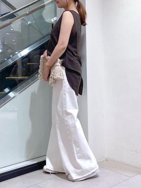 「ヤヌーク」｜nana.さん（レディース・158cm）の夏コーディネート