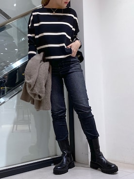 「ヤヌーク」｜nana.さん（レディース・158cm）の秋コーディネート