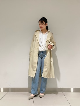 「TICCA（ティッカ）のアイテム（その他アウター）」を使った、nana.さん（レディース・158cm）の春コーディネート