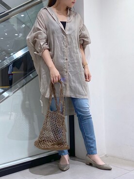 「ヤヌーク」｜nana.さん（レディース・158cm）の夏コーディネート