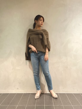 「ヤヌーク」｜nana.さん（レディース・159cm）の秋コーディネート