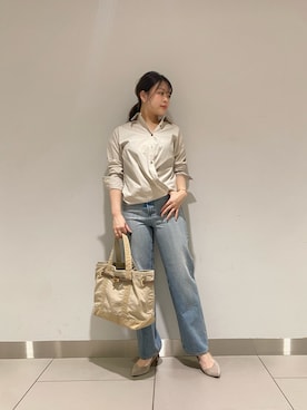 「ヤヌーク」｜nana.さん（レディース・158cm）の春コーディネート