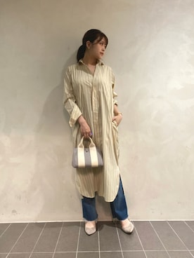 「TICCA（ティッカ）のアイテム（ワンピース/ドレス）」を使った、nana.さん（レディース・159cm）の秋コーディネート