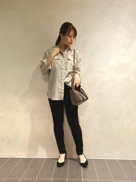 「ヤヌーク」｜nana.さん（レディース・159cm）の秋コーディネート