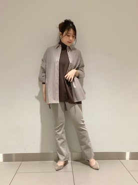 「ヤヌーク」｜nana.さん（レディース・158cm）の冬コーディネート