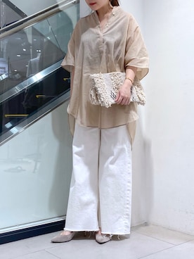 「ヤヌーク」｜nana.さん（レディース・158cm）の夏コーディネート