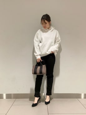 「ヤヌーク」｜nana.さん（レディース・159cm）の冬コーディネート