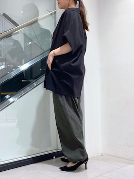 「テーラード」｜「アイテム（その他アウター）」を使った、nana.さん（レディース・158cm）の夏コーディネート