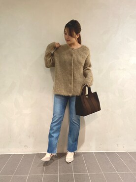 「ヤヌーク」｜nana.さん（レディース・159cm）の冬コーディネート