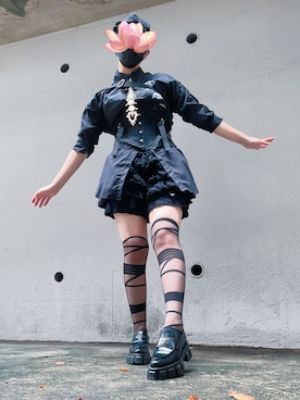 「アイテム（フォーマルスーツ/小物）」を使った、硝煙❤️‍🩹さん（レディース・165cm）の秋コーディネート