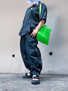 「PALLADIUM（パラディウム）のアイテム」を使った、硝煙❤️‍🩹さん（レディース・165cm）の夏コーディネート