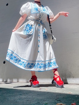 「アイテム（セットアップ）」を使った、硝煙❤️‍🩹さん（レディース・165cm）の夏コーディネート