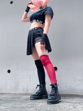 「no brand（ノーブランド）のアイテム（トップス）」を使った、硝煙❤️‍🩹さん（レディース・165cm）の秋コーディネート