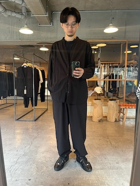 「marka（マーカ）のアイテム（パンツ）」を使った、parkingstaffさん（メンズ・182cm）の春コーディネート