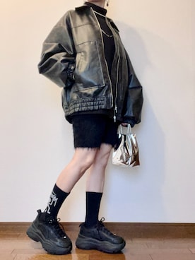 「PAGEBOY（ページボーイ）のアイテム（ジャケット/アウター）」を使った、downover0530さん（レディース・153cm）の秋コーディネート