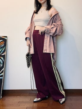 「アイテム（タンクトップ）」を使った、downover0530さん（レディース・153cm）の秋コーディネート