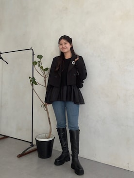 MIOさん（レディース・158cm）の秋コーディネート