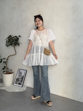MIOさん(レディース・158cm)の夏コーディネート