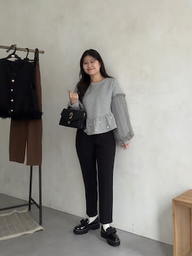 MIOさん（レディース・158cm）の秋コーディネート