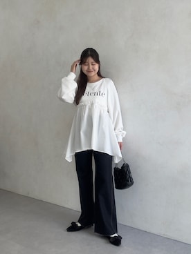 「アイテム（スウェット）」を使った、MIOさん（レディース・158cm・20代）の夏コーディネート