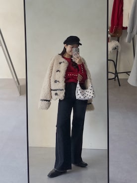 MIOさん（レディース・158cm）の冬コーディネート