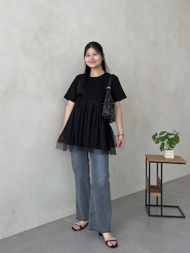 MIOさん(レディース・158cm)の夏コーディネート