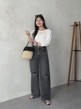 「prose verse（プロズヴェール）のアイテム」を使った、MIOさん（レディース・158cm）の春コーディネート