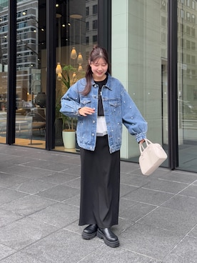 「prose verse（プロズヴェール）のアイテム（スウェット）」を使った、MIOさん（レディース・158cm）の冬コーディネート