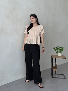 「prose verse（プロズヴェール）のアイテム」を使った、MIOさん（レディース・158cm）の夏コーディネート