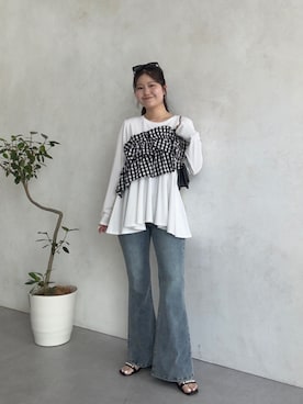 MIOさん（レディース・158cm）の春コーディネート