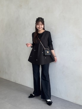 「アイテム（ベスト）」を使った、MIOさん（レディース・158cm・20代）の夏コーディネート