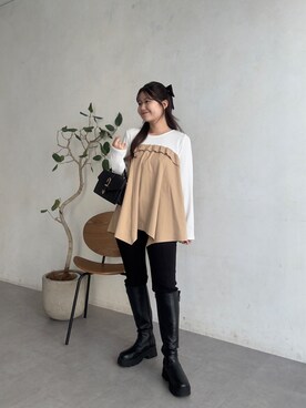 MIOさん（レディース・158cm）の秋コーディネート