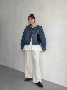 「prose verse（プロズヴェール）のアイテム」を使った、MIOさん（レディース・158cm）の夏コーディネート