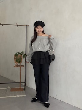 MIOさん（レディース・158cm）の秋コーディネート