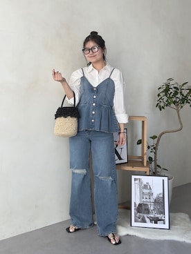 MIOさん（レディース・158cm）の春コーディネート