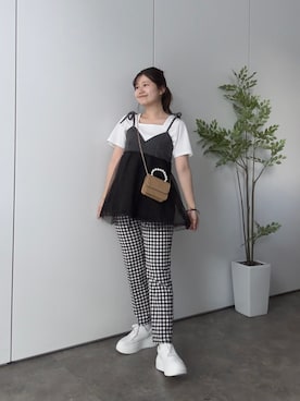 「prose verse（プロズヴェール）のアイテム」を使った、MIOさん（レディース・158cm）の春コーディネート