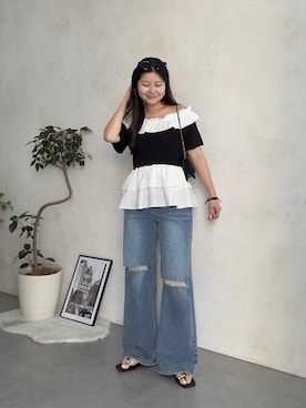 MIOさん(レディース・158cm)の夏コーディネート