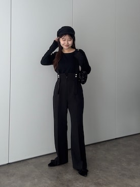 「アイテム（サロペット/オーバーオール）」を使った、MIOさん（レディース・158cm・20代）の夏コーディネート