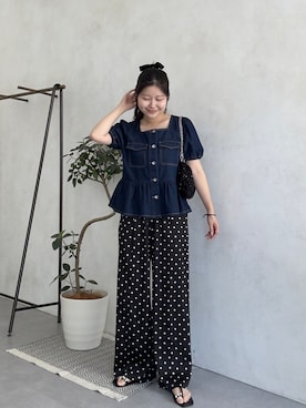 MIOさん(レディース・158cm)の夏コーディネート