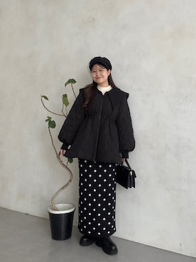 「アイテム（スカート）」を使った、MIOさん（レディース・158cm・20代）の秋コーディネート